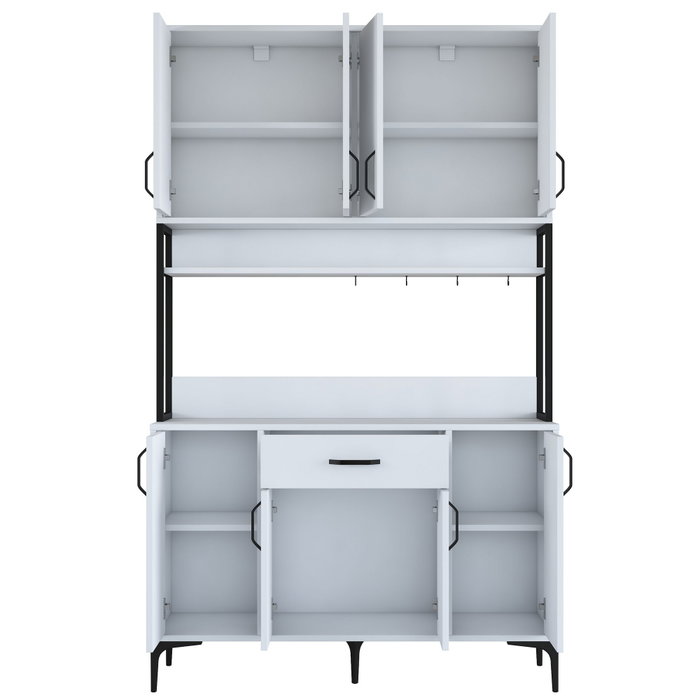 Hanah Home Armario Multiusos Blanco 120x198,6x40 cm